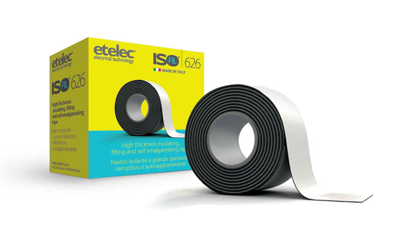 ETELEC - Mastice isolante autoagglomerante ad alto spessore in gomma butilica NA4626