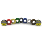ETELEC - Nastro adesivo isolante in PVC ad uso professionale 15 mm x 10 m x 0,15 mm - Rosso