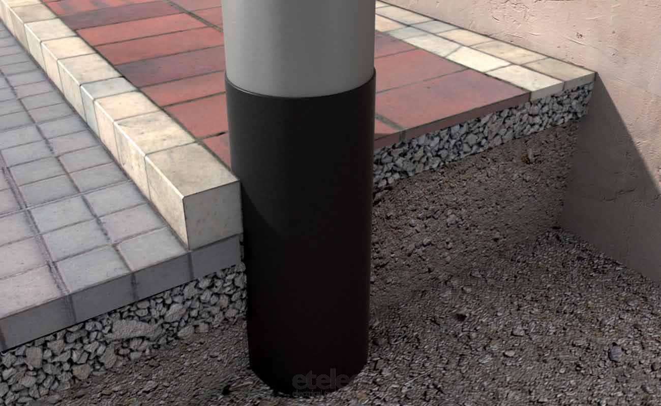 ETELEC - Guaina termorestringente anticorrosiva protezione pali diametro 145-185mm per pali da installare PA1961