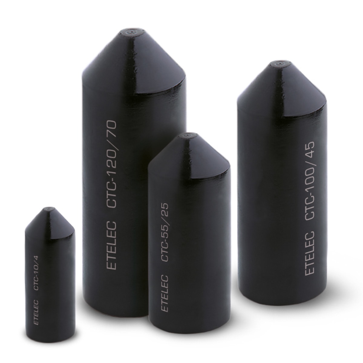 ETELEC - Calotta preformata con sigillante termofusibile per terminazione cavi unipolari BT diametro 64-120mm PP12070