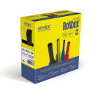 ETELEC - Guaina termorestringente nera 2:1 in dispenser a basso spessore per diametro cavo 1,9 x 2,9 mm RB0032