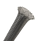 ETELEC - Guaina trecciata in poliestere con diametro di legatura 15 - 33 mm lunghezza 50 m - Nera RH1020