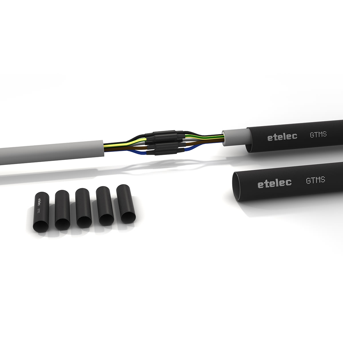 ETELEC - Giunto in linea termorestringente per cavi unipolari 95-150 mm2 SJ1150