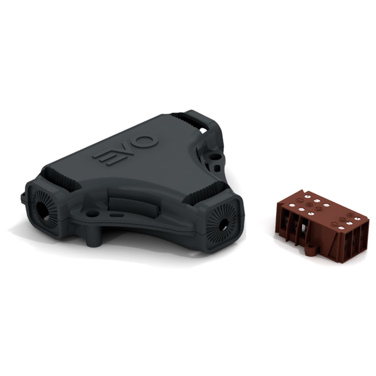 ETELEC - Ginto IP68 in derivazioen a T ad isolamento in gel tripolare con morsettiera Imballo industriale SKEV202D