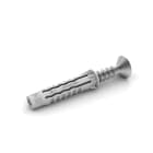 ETELEC - Tassello universale in nylon per fissaggi leggeri 8 x 40 mm 100 PZ + Vite 5 x 45 mm incluse