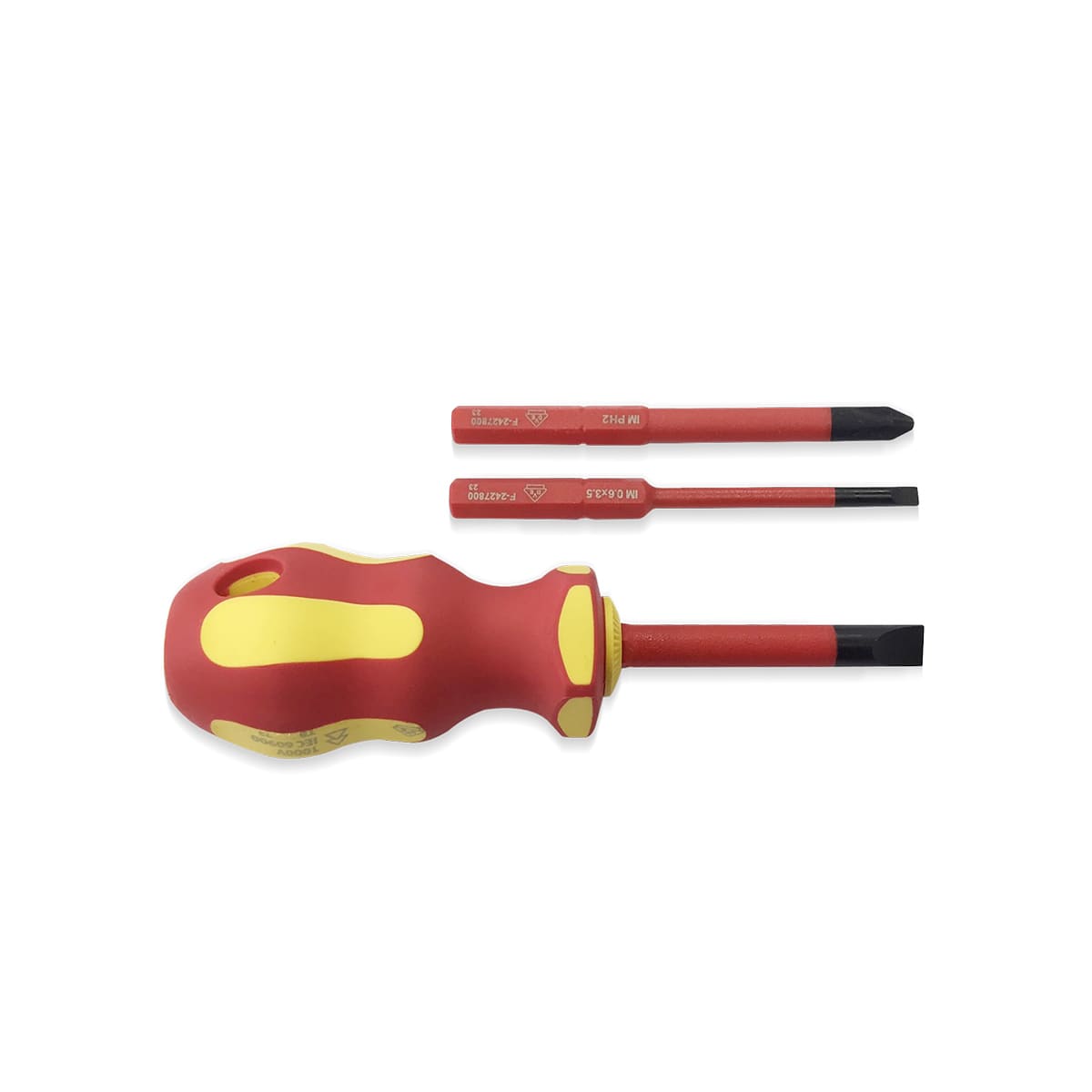 ETELEC - Giravite compatto a lame intercambiabili con punte in acciaio al cromo vanadio (CR-V) TIC500