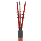 ETELEC - Terminali termorestringenti Media Tensione da esterno per 1 cavo tripolare 500-800 mm2 fino a 24 kV TT248006