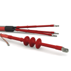 ETELEC - Terminali termorestringenti MT da esterno per 3 cavi unipolari armato 50-95 mm2 fino a 36 kV TT360952A