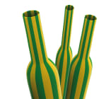 ETELEC - Guaina termorestringente giallo/verde 2:1 in barre 1m a basso spessore per diametro cavo 1,9-2,9mm