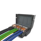 ETELEC - Dispositivi di connessione IPX8 ad isolamento in gel con 3 connettori a leve compatti WAGO a 2 vie