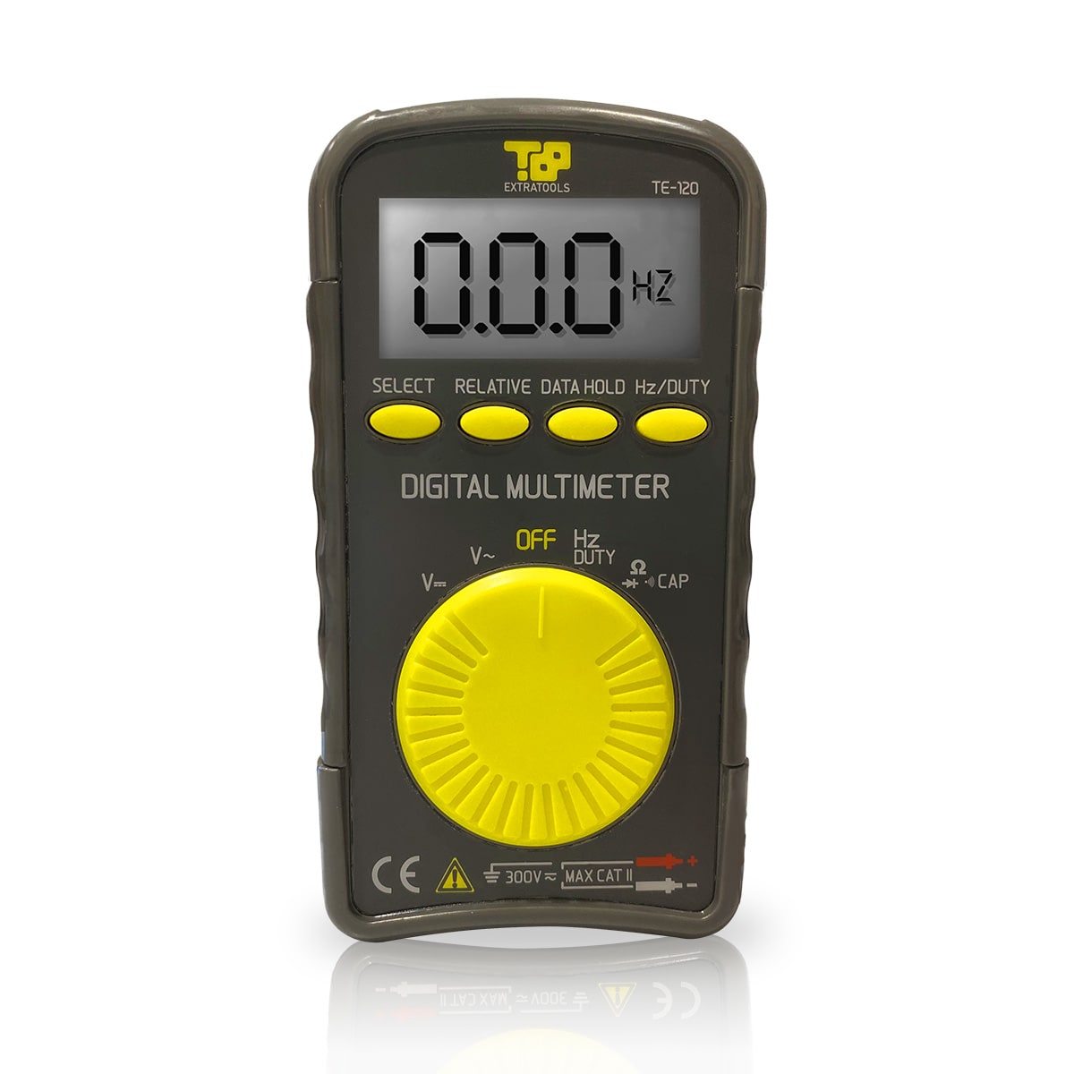 ETELEC - Multimetro digitale tascabile per tensione AC/DC fino a 300 V, prova resistenza e test continuita'
