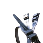 ETELEC - Collari di fissaggio in nylon Neri diametro di legatura 4-40 mm