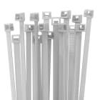 ETELEC - Fascette di cablaggio bianche 280 x 7,5 mm in confezione da 100pz