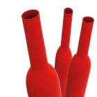 ETELEC - Guaina termorestringente rossa 2:1 in barre 1m a basso spessore per diametro cavo 7,7-11,4mm