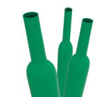ETELEC - Guaina termorestringente verde 2:1 in barre 1m a basso spessore per diametro cavo 3,8-5,8mm