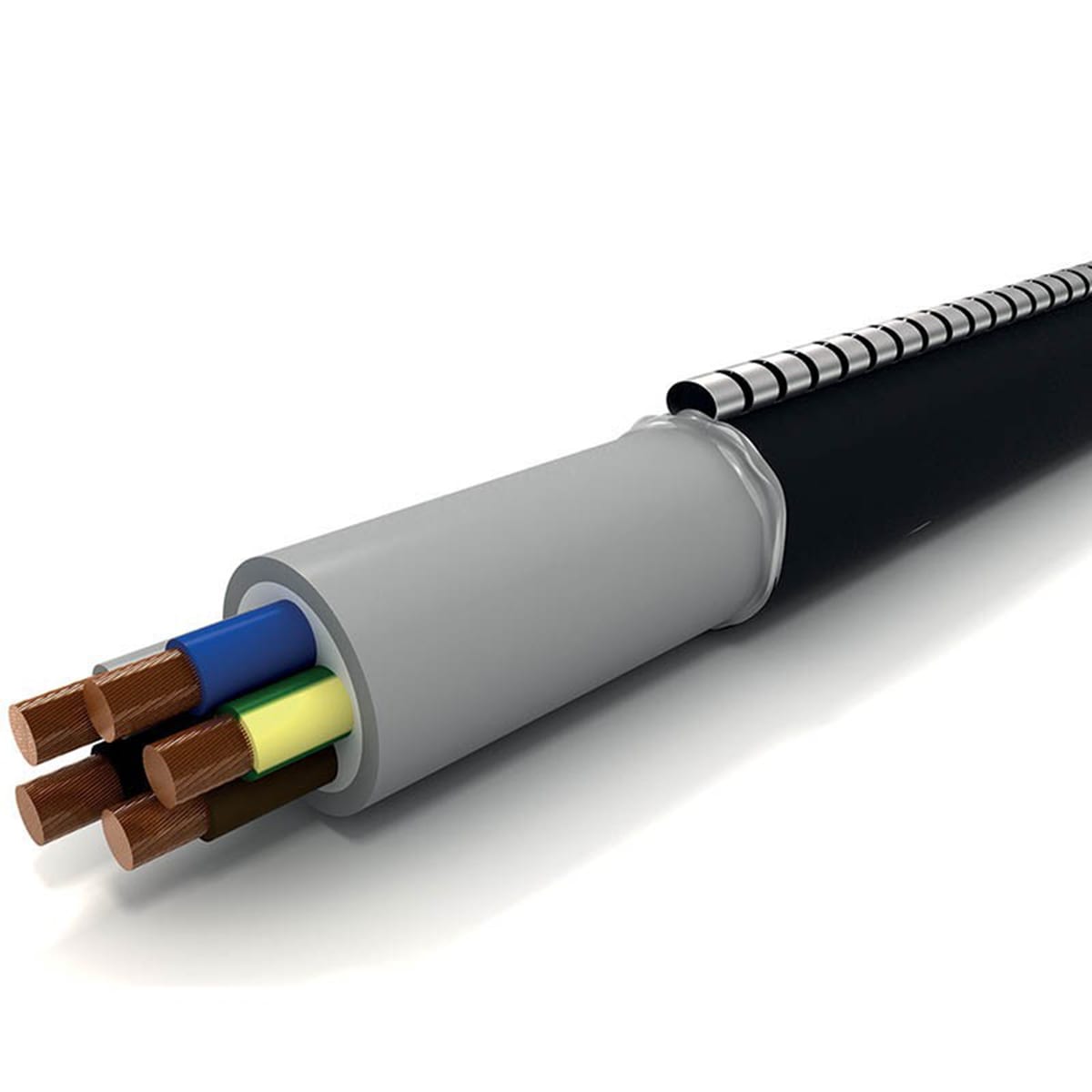 ETELEC - Guaina termorestringente ad alto spessore con cerniera con sigillante per diametro cavo 31-65mm