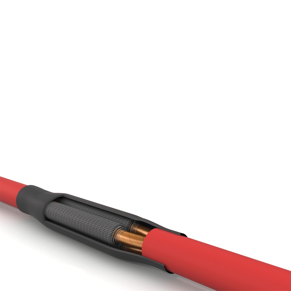 ETELEC - Giunto termorestringente MT per cavi tripolari ad isolamento estruso 50-120 mm2 fino a 17,5 kV