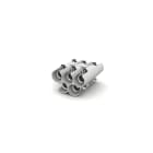 ETELEC - Morsettiera isolata pentapolare con serraggio a vite per connessione in linea per cavi 1,5-6 mm2