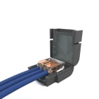 ETELEC - Dispositivi di connessione IPX8 ad isolamento in gel con 1 connettore a leve compatti WAGO a 3 vie