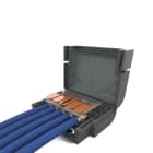 ETELEC - Dispositivi di connessione IPX8 ad isolamento in gel con 1 connettore a leve compatti WAGO a 5 vie MJBF215