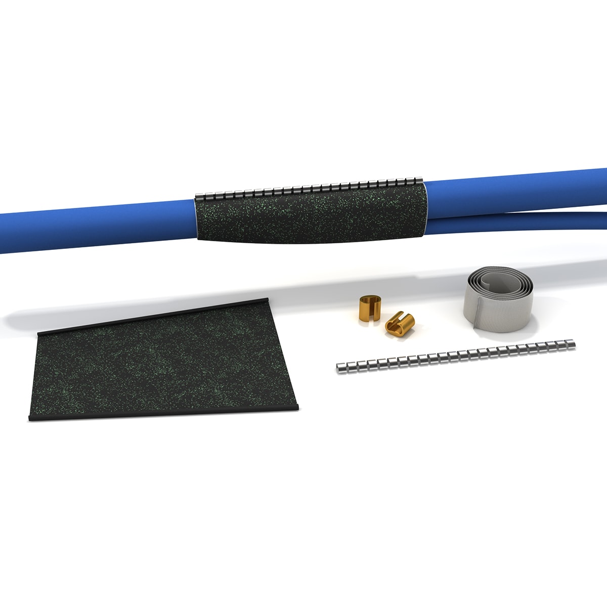 ETELEC - Giunto in derivazione termorestringente resistente al fuoco con cerniera fino a 5 poli 1,5-10mm2