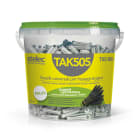 ETELEC - Tassello universale in nylon per fissaggi leggeri 5 x 25 mm 500 PZ + Vite 4 x 30 mm incluse + guanti TAK505