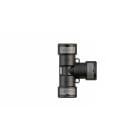 EURO 2000 - RACCORDO PA6 A T NW 12-12-12 IP69 NERO