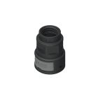 EURO 2000 - RACCORDO FF PA66 NW 17 PG13,5 NERO P71213