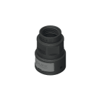 EURO 2000 - RACCORDO FF PA66 NW 48 M63*1,5 NERO
