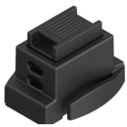 EURO 2000 - DADO PER GUIDA DI FISSAGGIO NERO