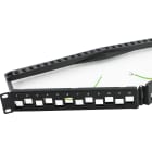 EXCEL NETWORKING SOLUTIONS - Excel Patch Panel Keystone V Vuoto a 24 Porte UTP/STP 1U Nero 100-040