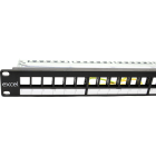 EXCEL NETWORKING SOLUTIONS - Excel Patch Panel 24 Porte Keystone Vuoto 1U Nero