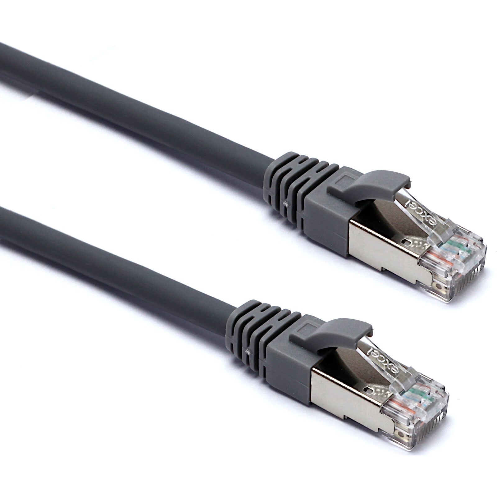 EXCEL - Cavo Patch Excel Cat6A F/FTP Schermato LSOH Blade Booted 1 m Grigio
