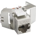 EXCEL - Excel Cat6A FTP Schermato Keystone Jack Profilo Basso Senza Utensili Argento