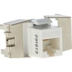 EXCEL - Excel Jack Keystone Cat6A UTP Basso Profilo, Senza Attrezzi Bianco (Scatola da 24)