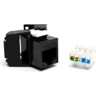 EXCEL NETWORKING SOLUTIONS - Excel Jack Senza Attrezzi Cat5e, UTP Basso Profilo - Nero 100-202-BK