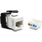 EXCEL - Excel Jack Senza Attrezzi Cat5e, UTP Basso Profilo - Bianco