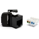 EXCEL - Excel Jack Senza Attrezzi Cat6 UTP Basso Profilo Nero (Scatola da 24)