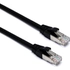EXCEL NETWORKING SOLUTIONS - Cavo patch Excel categoria 6A, F/FTP, schermato, LS0H, copertura a lamella, 3 m - nero