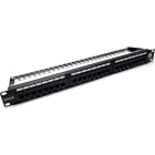 EXCEL - Pannello Patch Excel Categoria 6 Non Schermato 24 Porte 1U Nero