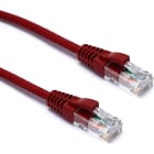EXCEL NETWORKING SOLUTIONS - Cavo Patch Excel Cat6 U/UTP Non Schermato LSOH Blade Booted 1 m Rosso 100-315