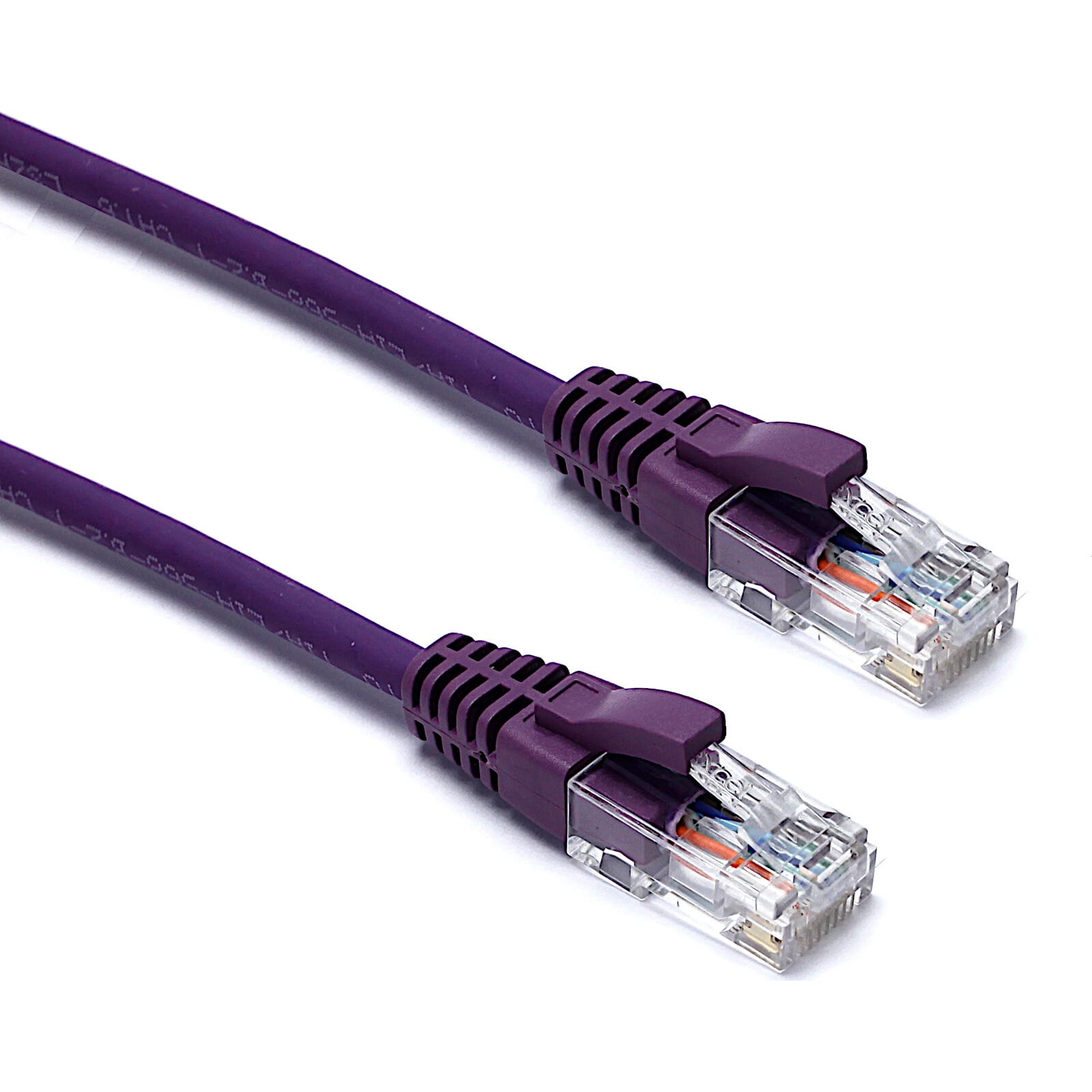 EXCEL - Cavo Patch Excel Cat6 U/UTP Non Schermato LSOH Blade Booted 0,5 m Viola (Confezione da 10)