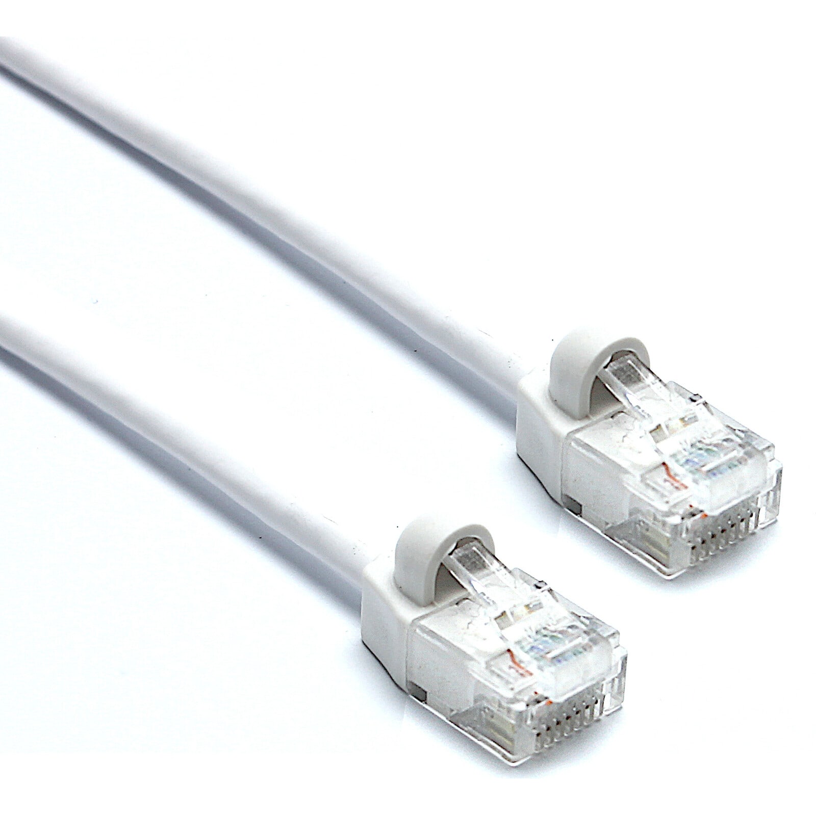 EXCEL - Cavo Patch Mini Excel Cat6 U/UTP Non Schermato LSOH Blade Booted 0,5 m Bianco (Confezione da 10)