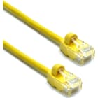 EXCEL NETWORKING SOLUTIONS - Cavo Patch Mini Excel Cat6 U/UTP Non Schermato LSOH Blade Booted 1 m Giallo