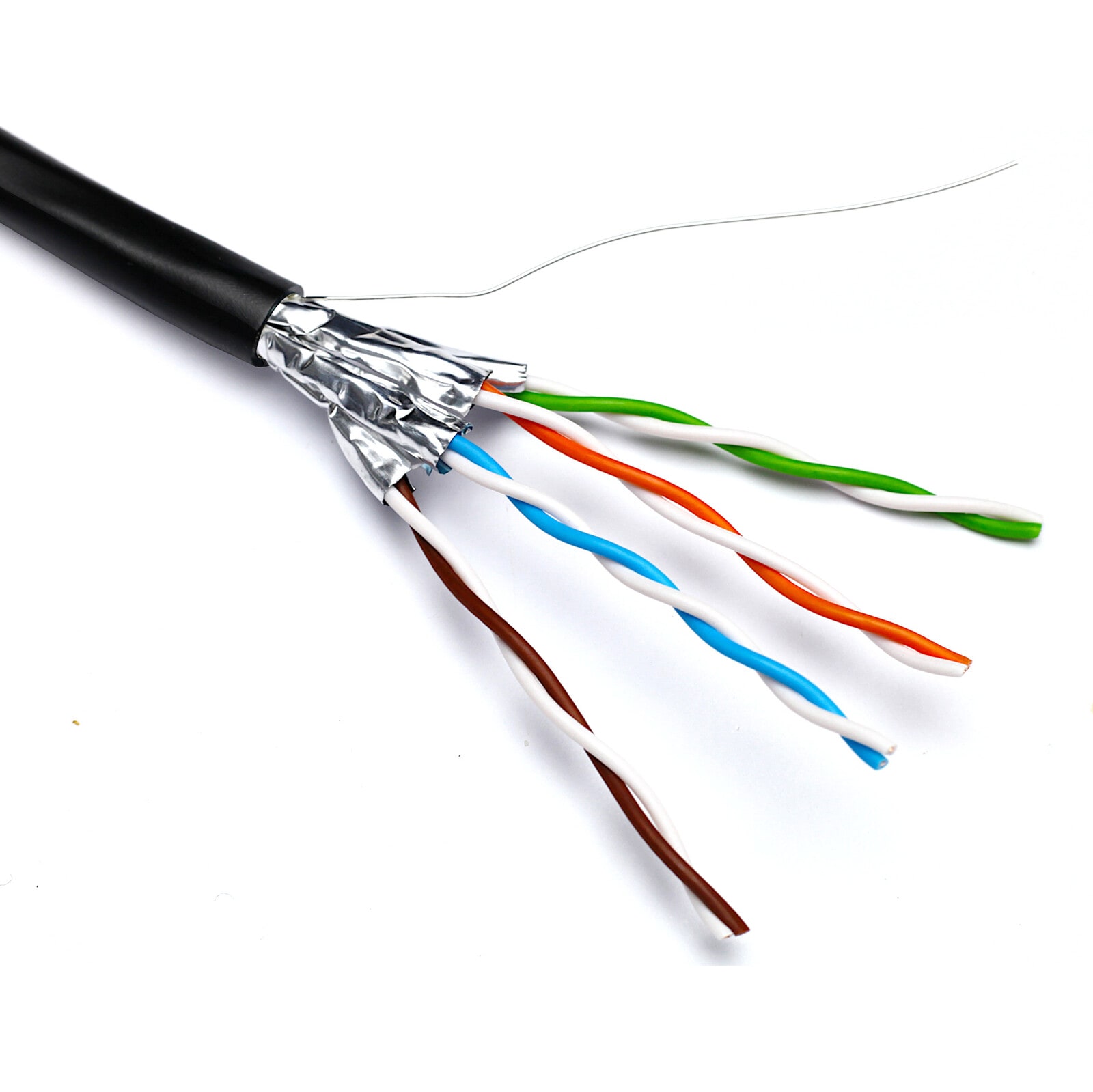 EXCEL - Cavo Excel Cat6A U/FTP PE Esterno Fca Bobina da 500 m Nero