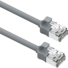 EXCEL - Cavo di Patch Mini Cat6A Excel 28AWG LSOH Lama Stivale 0,5 m Grigio (Confezione da 10)