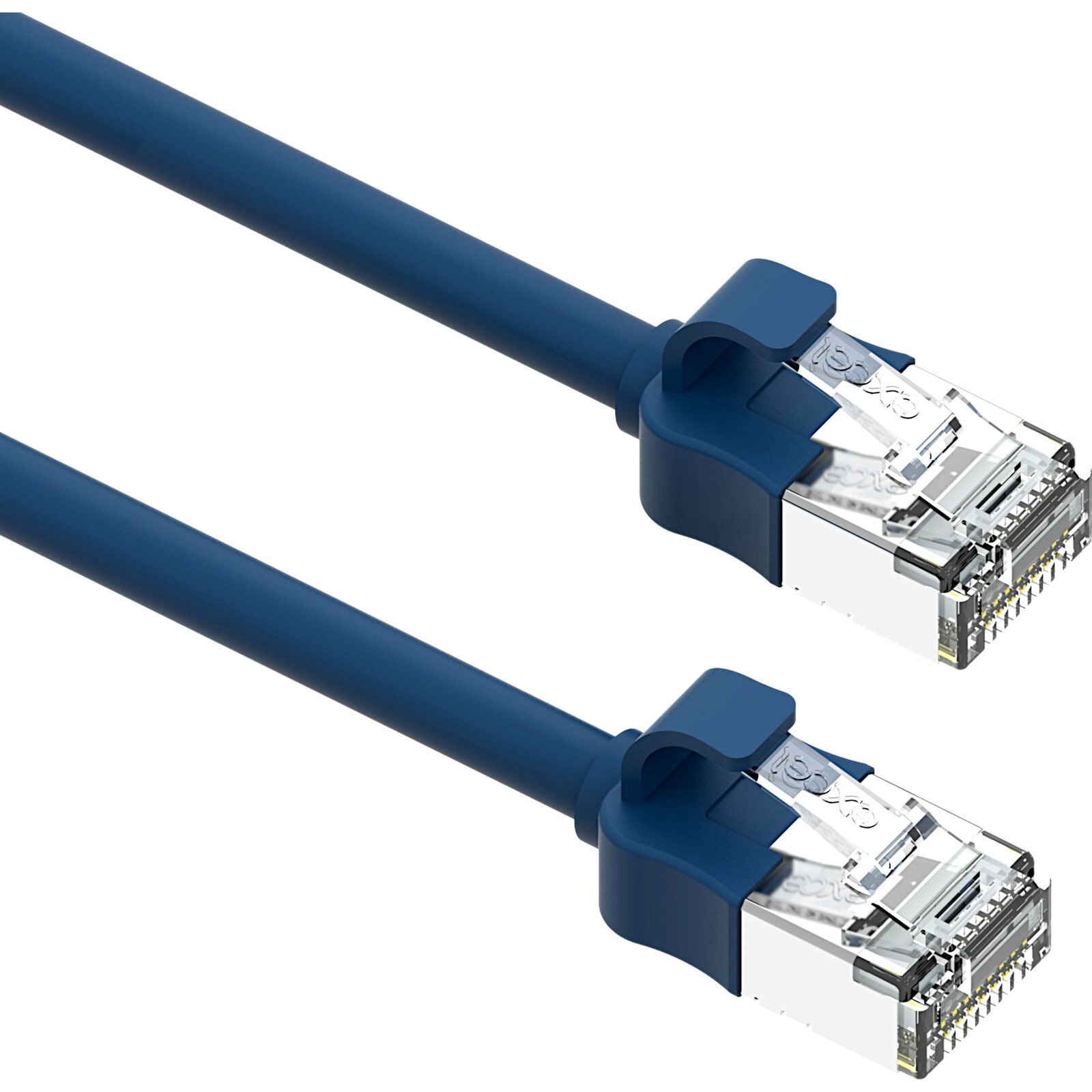EXCEL NETWORKING SOLUTIONS - Cavo di Patch Mini Cat6A Excel 28AWG LSOH Lama Stivale 0,5 m Blu (Confezione da 10)