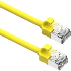 EXCEL NETWORKING SOLUTIONS - Cavo di Patch Mini Cat6A Excel 28AWG LSOH Lama Stivale 2 m Giallo