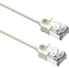 EXCEL NETWORKING SOLUTIONS - Cavo di Patch Mini Cat6A Excel 28AWG LSOH Lama Stivale 2 m Bianco