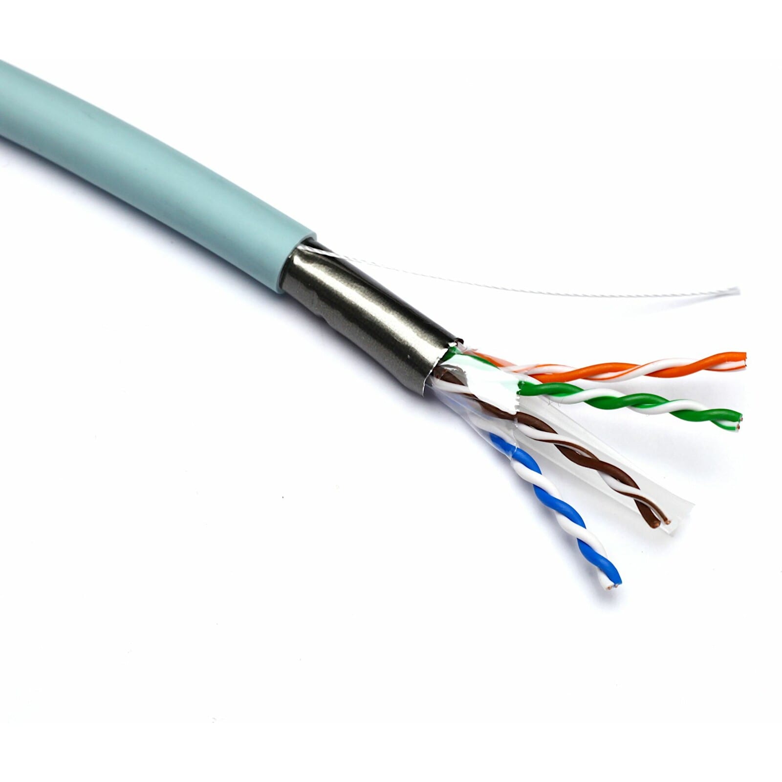 EXCEL - Cavo Excel Cat6A U/UTP 23AWG B2ca LSOH Bobina 500 m Aqua